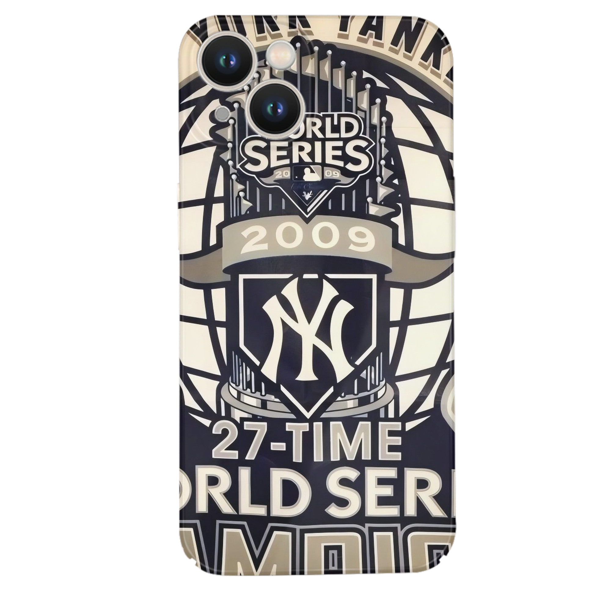 New York Yankees 256 IPhone 14 Series Full-Cover Hard Case – Shockproof With Raised Camera Protection – Precise Cutouts, Wireless Charging Compatible – Durable, Anti-Yellowing, Easy To Clean